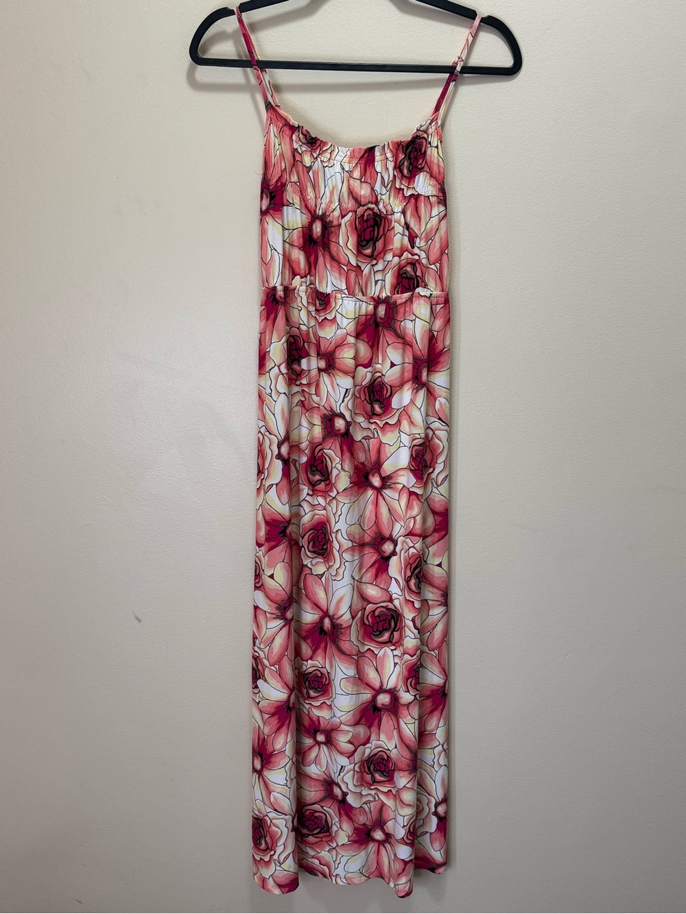 Ambrielle Pink Floral Maxi Dress